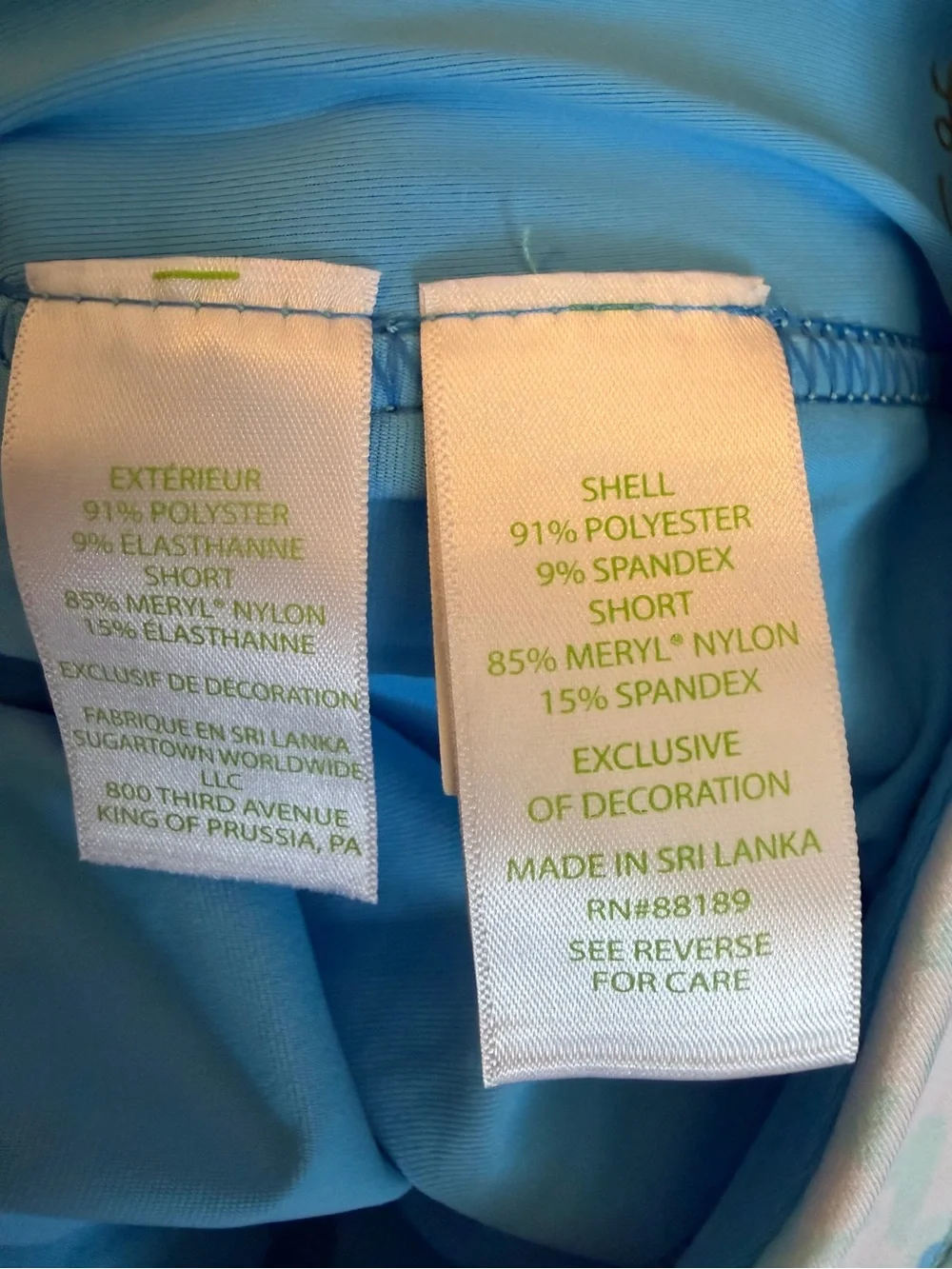LILLY PULITZER Daphne Skort Luxletic Toile Me About It size SPF 50+ size 8 - Picture 6 of 8